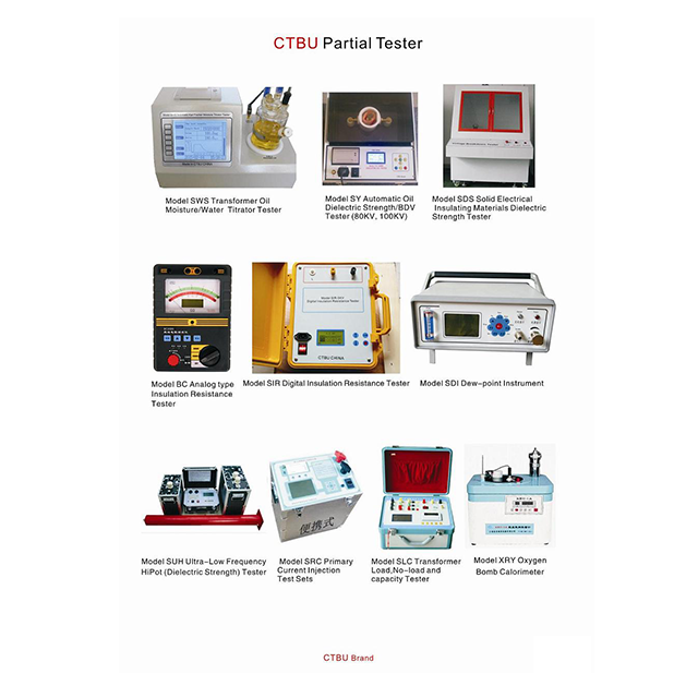 CTBU Brand Transformer Oil Testing Equipment