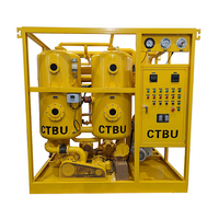 Double stage vacuum transformer oil filtering plant