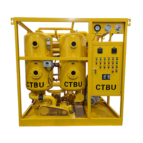 Double-Stage Fixed transformer oil filtration cycle